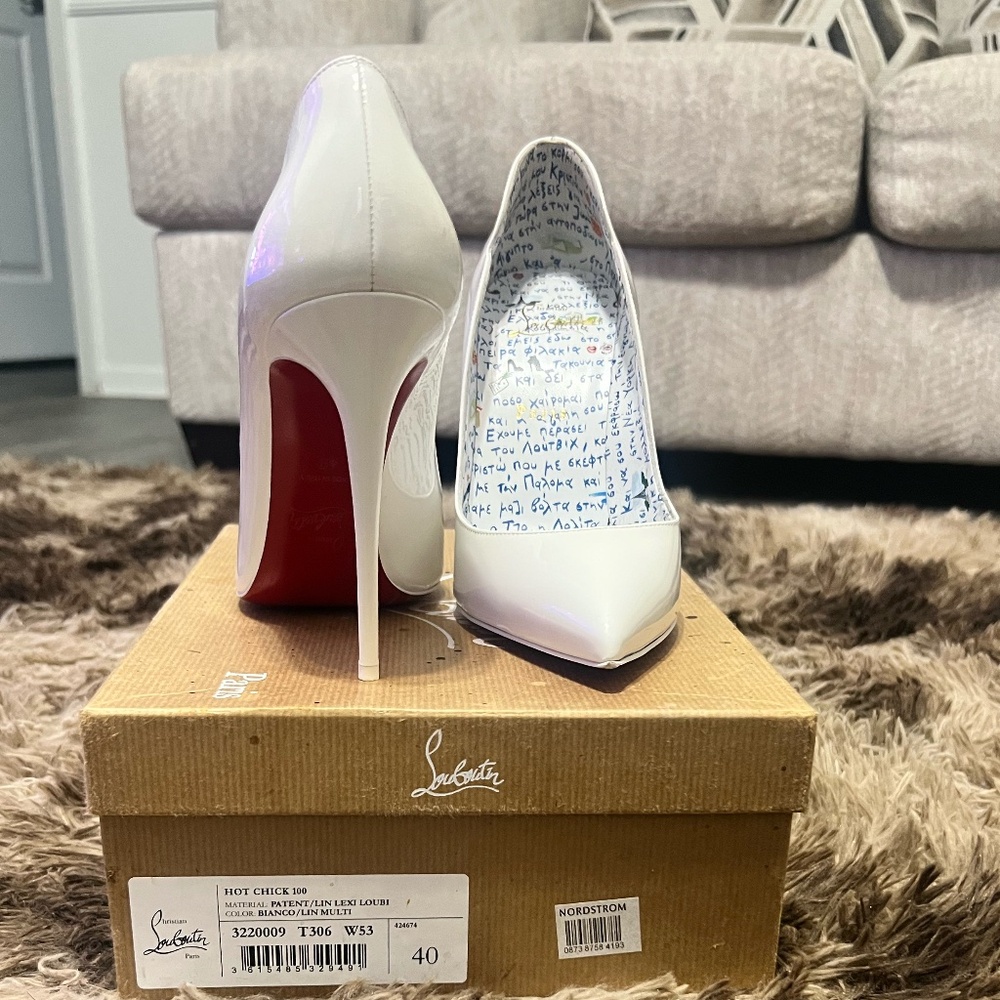 Christian Louboutin, 40, White